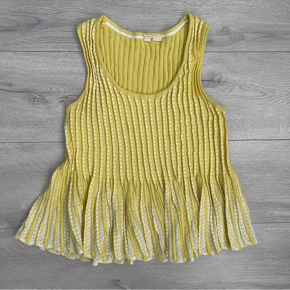 Moth by Anthropologie Peplum Tank Size Medium - Picture 3 of 7